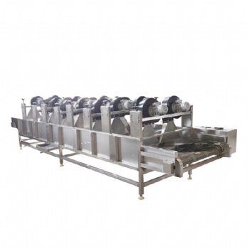 Flexible packaging tilting air drying machine